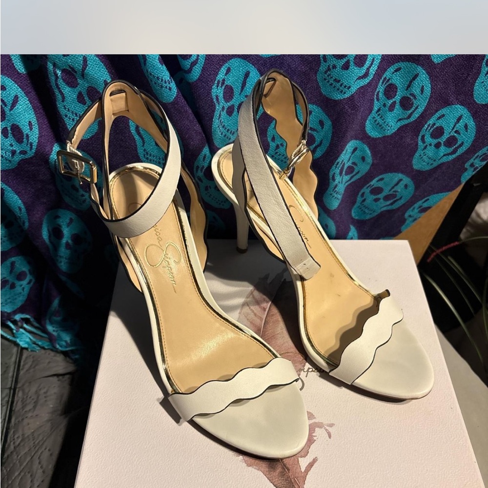 Elegant White Heels
